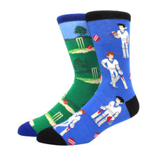 Charger l'image dans la galerie, Anyone for Cricket? Odd Paired Crazy Socks - Crazy Sock Thursdays
