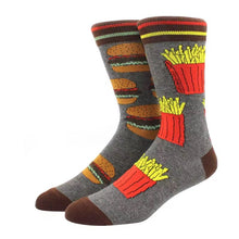 Lade das Bild in den Galerie-Viewer, Comfort Food Odd Paired Crazy Socks - Crazy Sock Thursdays
