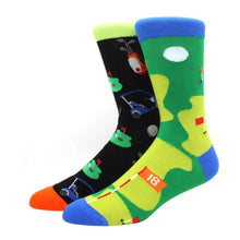 Charger l'image dans la galerie, Fore! Golf Themed Odd Paired Crazy Socks - Crazy Sock Thursdays
