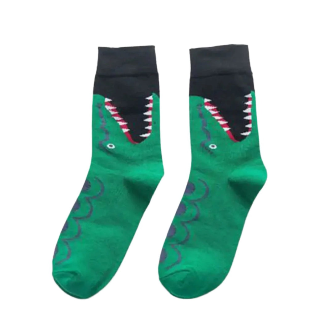 Mini Croc Attack Crazy Socks - Crazy Sock Thursdays