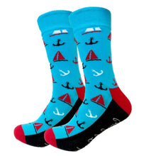 Load image into Gallery viewer, Tropical Bay Crazy Socks - Crazy Sock Thursdays
