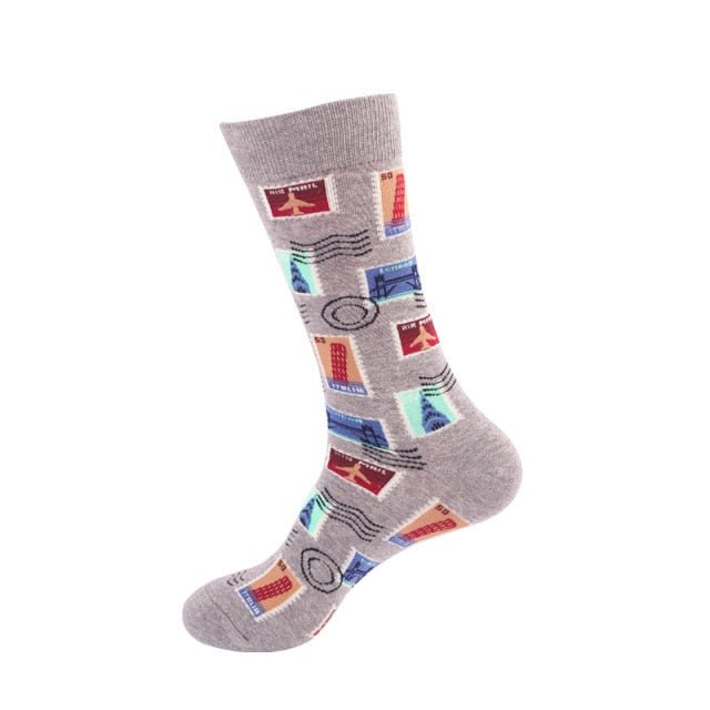 Wanderlust Travel Themed Crazy Socks - Crazy Sock Thursdays